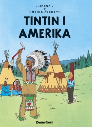 Omslagsbild för Tintin i Amerika