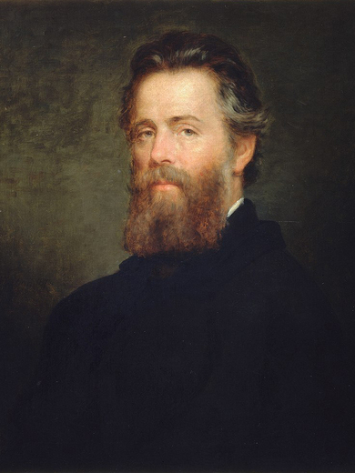Portrait image of Herman Melville