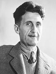 Författarporträtt av Orwell, George