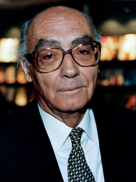 Porträttbild av José Saramago