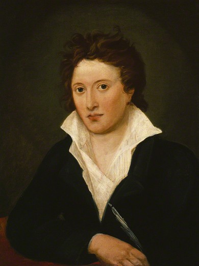 Författarporträtt av Shelley, Percy Bysshe