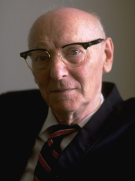 Portrait image of Isaac Bashevis Singer