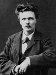 Poträttbild av August Strindberg