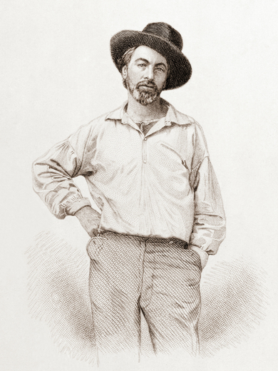 Poträttbild av Walt Whitman