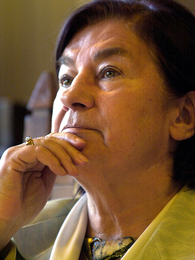 Poträttbild av Christa Wolf