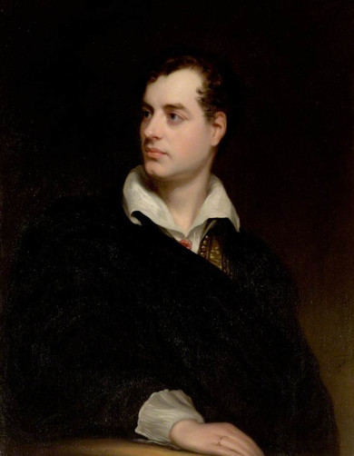 Författarporträtt av Byron, George Gordon