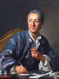 Författarporträtt av Diderot, Denis