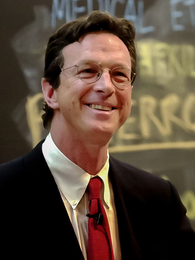 Portrait image of Michael Crichton