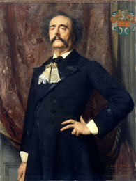 Poträttbild av Jules Amédée Barbey d'Aurevilly
