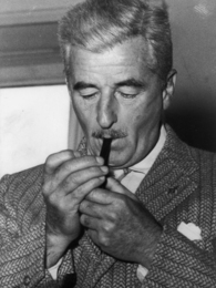 Portrait image of William Faulkner