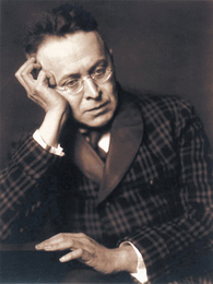 Poträttbild av Karl Kraus