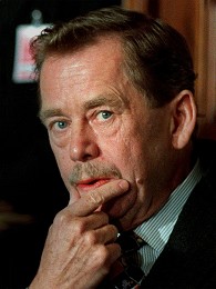 Poträttbild av Václav Havel