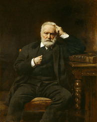 Poträttbild av Victor Hugo