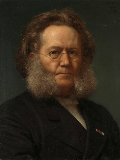 Portrait image of Henrik Ibsen