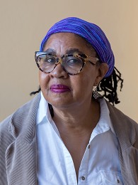 Poträttbild av Jamaica Kincaid